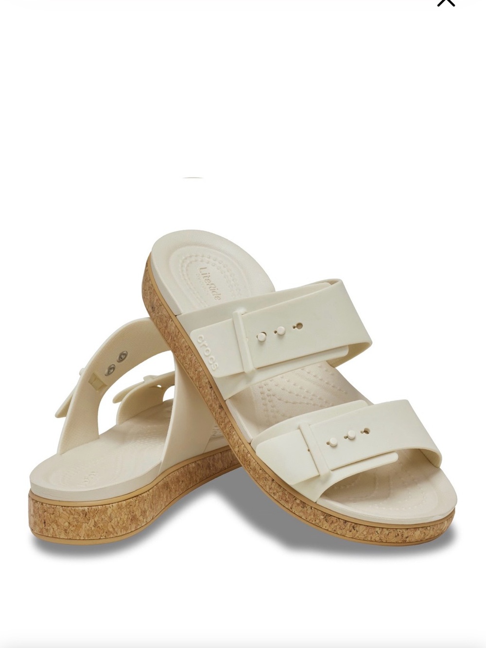 Crocs Brooklyn Cork Buckle Low Low Sandal Women’s 8